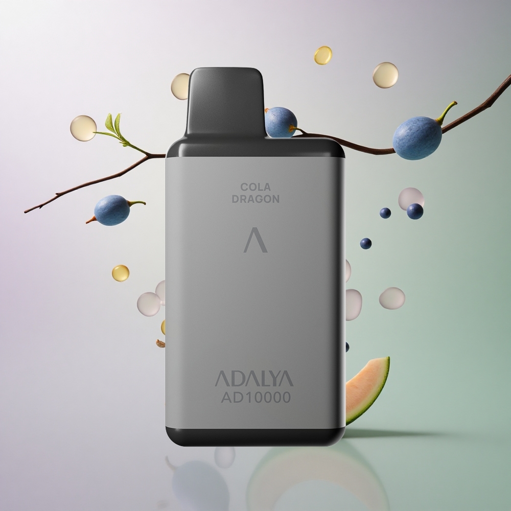 Adalya AD 10000 מֶלוֹן כָּחוֹל מְטֻמְטָם 650 mAh