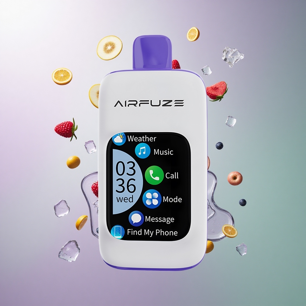 AirFuze Smart 30000 כחול רז קרח עם 5% ניקוטין ו-900mAh