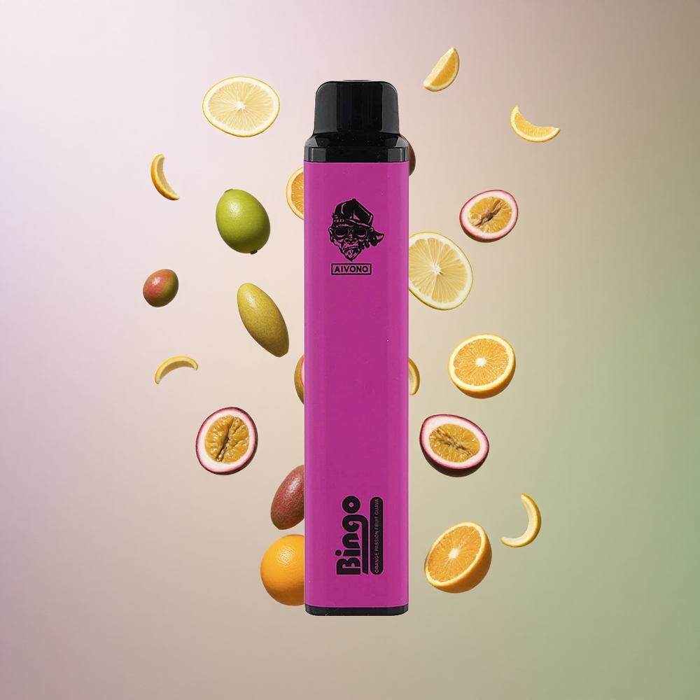 Aivono Aim Bingo 4000 תַּפּוּז פַּסְיוֹן גּוּיָיבָה 1000mAh 10mL