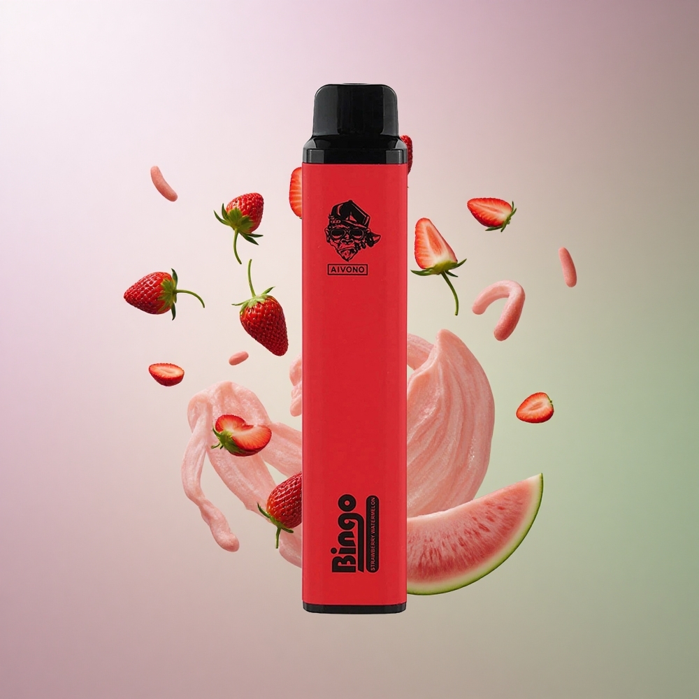 Aivono Aim Bingo 4000 תות אבטיח עם סוללת 1000mAh וניקוטין 5%