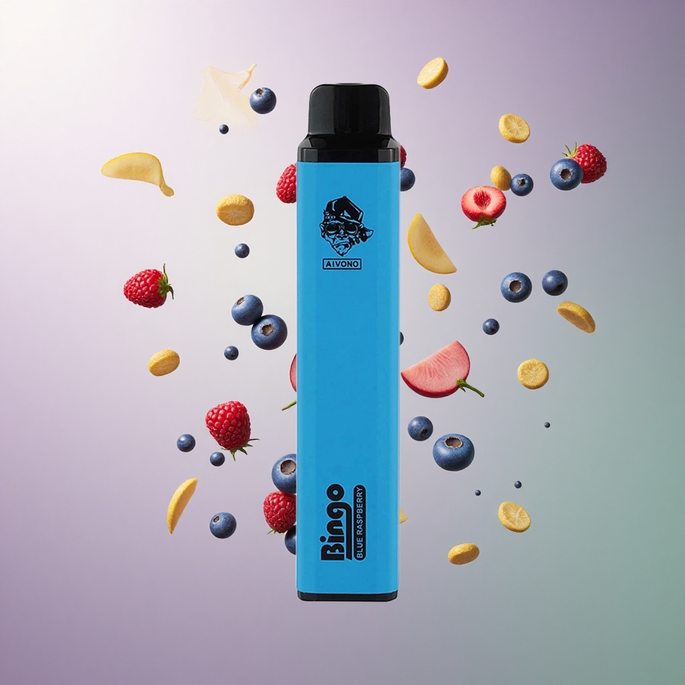 Aivono Aim Bingo 4000 כחול פטל עם 5% ניקוטין ו-1000mAh