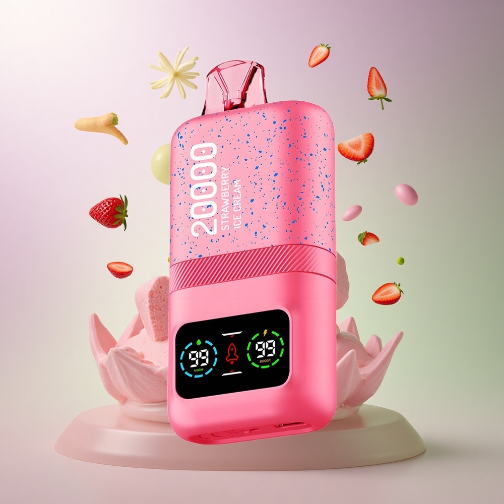 Aivono Aim Magic 20000 גלידת תות עם ניקוטין 5% ובטריה 600mAh